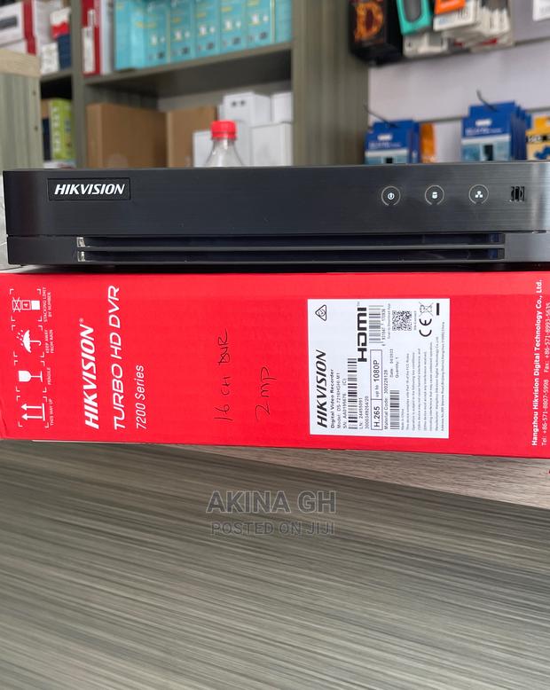 Hikvision 16ch DVR 1080p Turbo Hd Ds-7216hghi-M1 · Photo 1