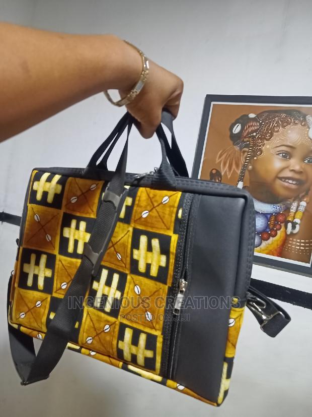 African Print /Leather Offlice/Laptop Bag · Photo 2