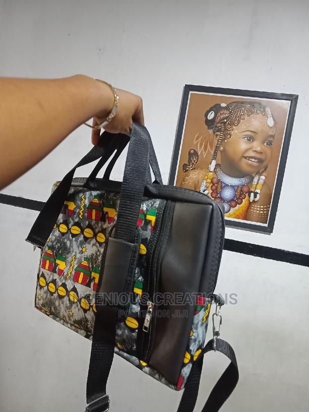 African Print /Leather Offlice/Laptop Bag · Photo 3