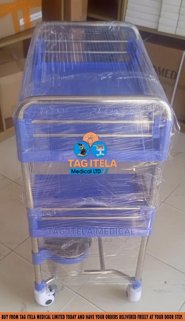 Medicine Trolley (2 Steps Plastic With Drawer) · Photo 2