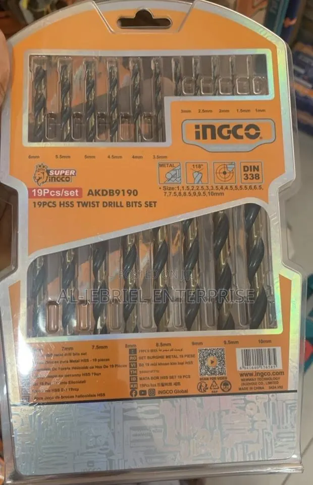 Metal Drill Bits Set (19 Pcs) · Photo 1