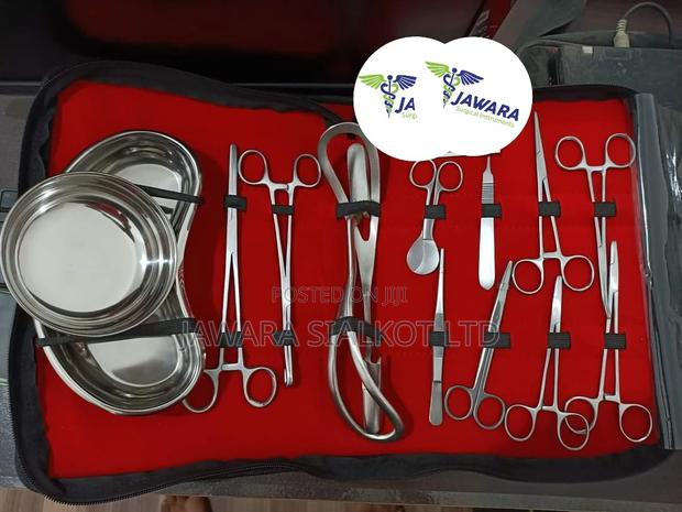14 Pieces Delivery Set Gynacology Stainless Steel · Photo 1