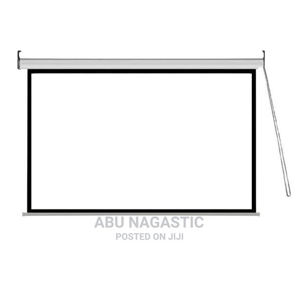 Manual Pull Down Projector Screen 243×243 · Photo 3