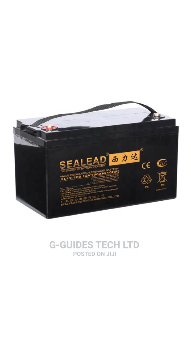 Sealead 12v 100ah Ups Battery, 12v 100ah Gel Solar Battery · Photo 2