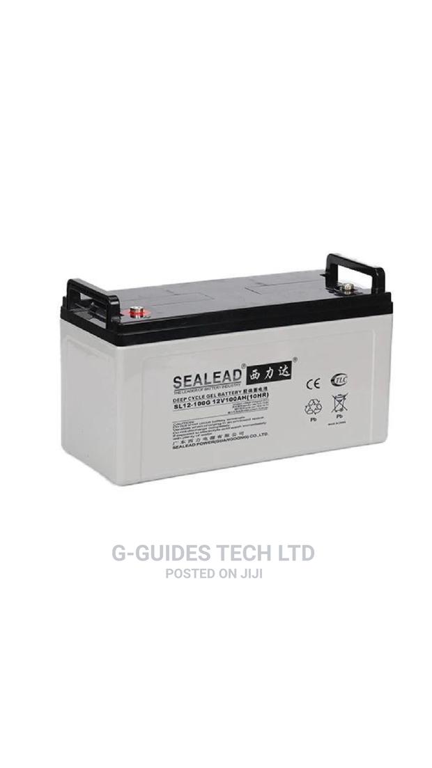 Sealead 12v 100ah Ups Battery, 12v 100ah Gel Solar Battery · Photo 1