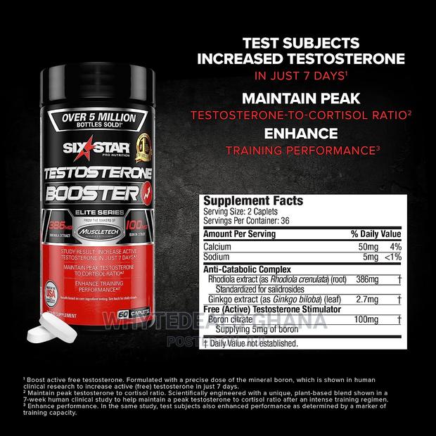 Testosterone Booster for Men Six Star Test Extreme Strength · Photo 2