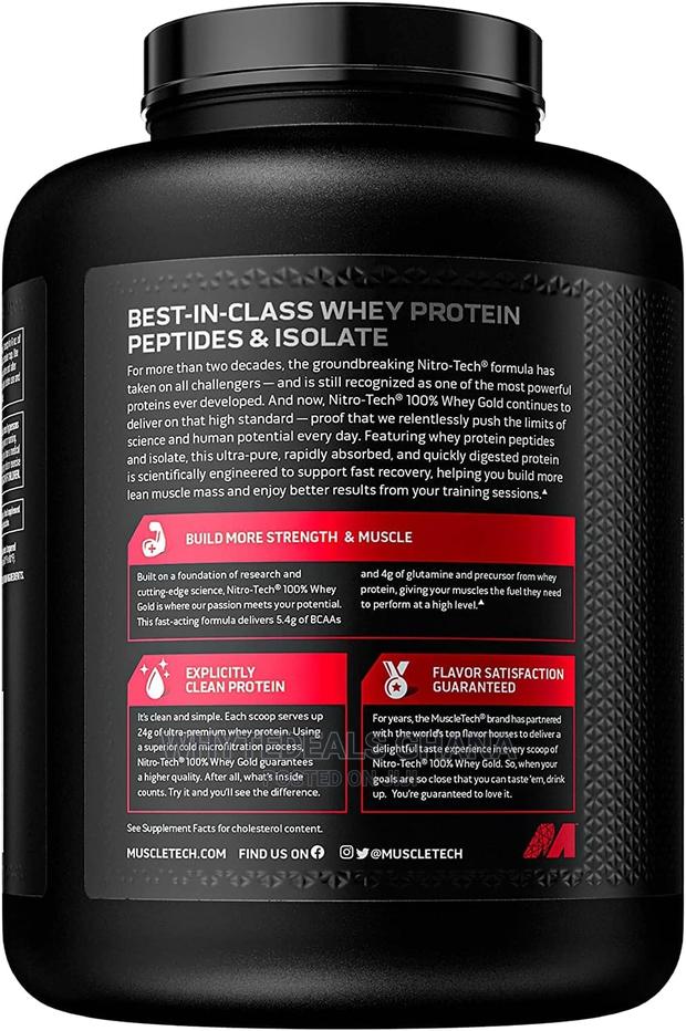 Nitrotech Whey Gold Protein Powder for Muscle GROWTH 5lbs · Photo 2