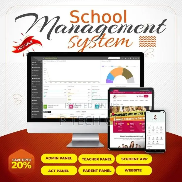Advance School Management Website With Admin Panel + App · Photo 1