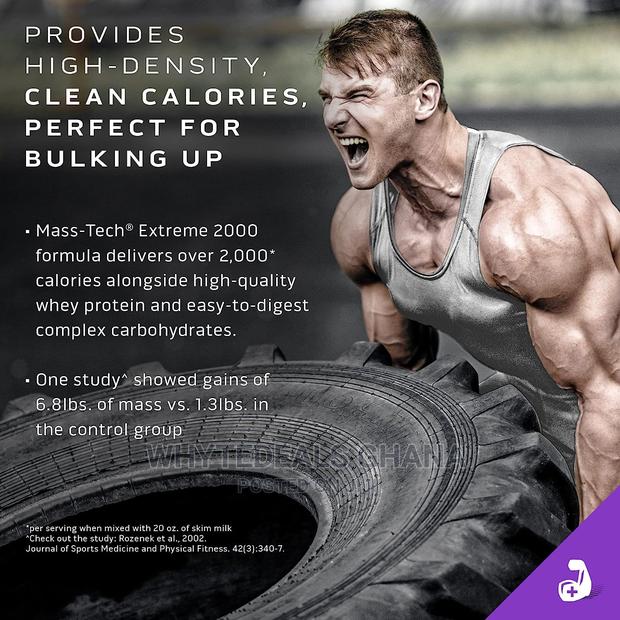 Mass-tech Extreme 2000 Muscle Builder Whey Protein 12lbs · Photo 3