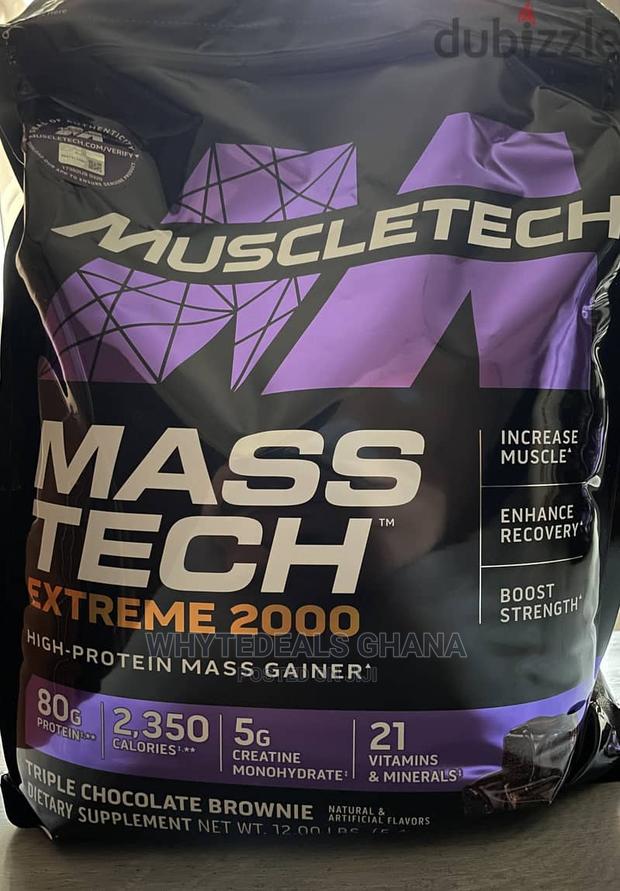 Mass-tech Extreme 2000 Muscle Builder Whey Protein 12lbs · Photo 1