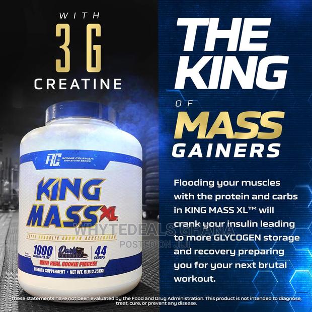 Ronnie Coleman King Mass XL PROTEIN WEIGHT Gainer 10lbs · Photo 3