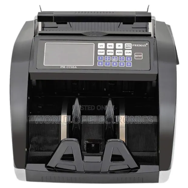Premax PM-CC85A Bill Counting Machine - Grey · Photo 1