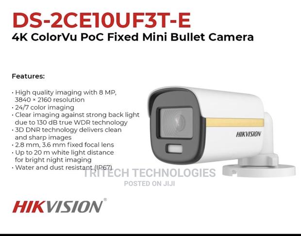 Colorvu Poc Fixed Mini Bullet Camera DS-2CE10UF3T-E · Photo 1