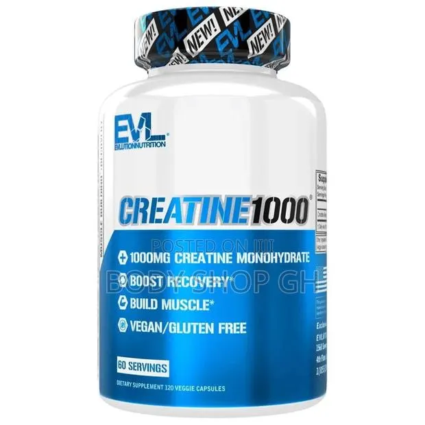 Evlution 100% Platinum Pure Creatine Monohydrate Capsules- For Muscles · Photo 1