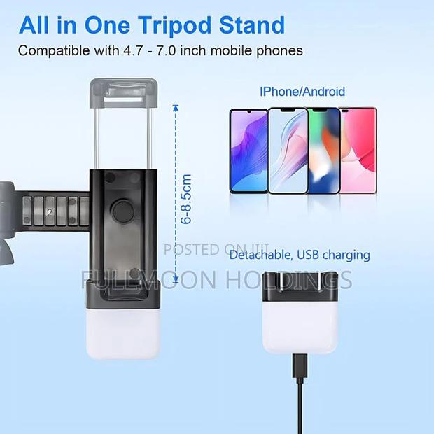 Bluetooth Selfie Stick + Fill Light +Shutter Remote · Photo 4