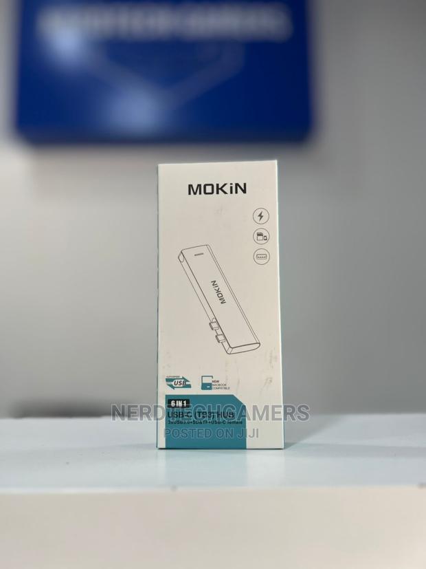 USB C Hub at 60HZ, Mokin 6 in 1 USB C to HDMI Multiport Adap · Photo 1