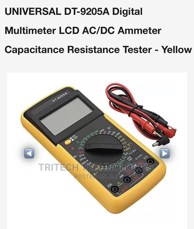 Universal Dt-9205a Digital Multimeter LCD Ac/Dc Ammeter · Photo 1