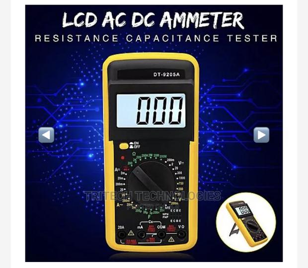 Universal Dt-9205a Digital Multimeter LCD Ac/Dc Ammeter · Photo 2