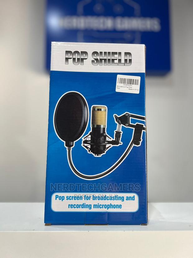 Earamble Studio Microphone Pop Filter Round Shape Mic Wind M · Photo 1