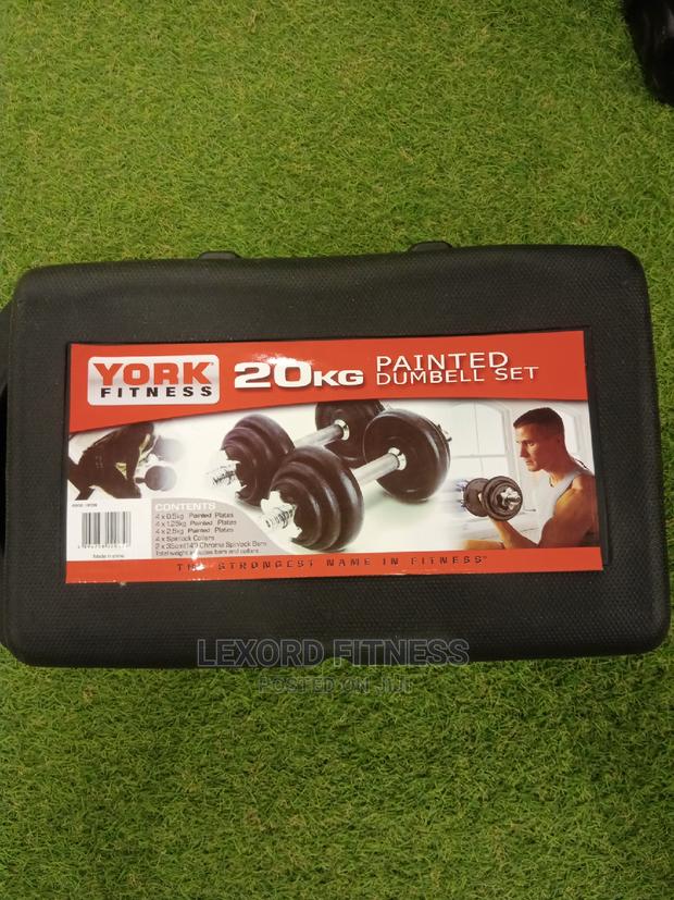 Dumbbells 20kg Pair in Box