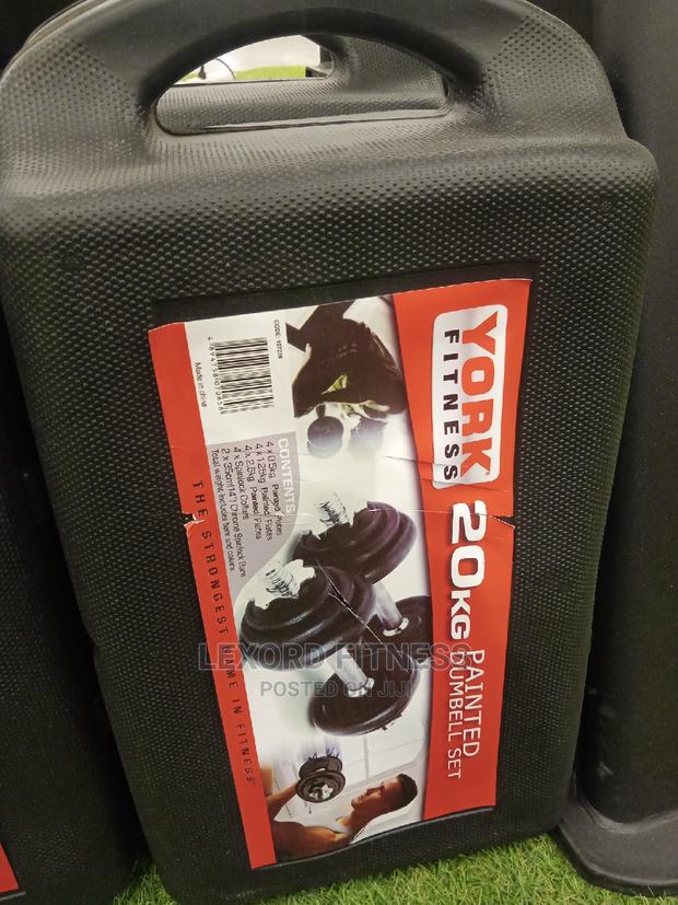 Dumbbells 20kg Pair in Box · Photo 3