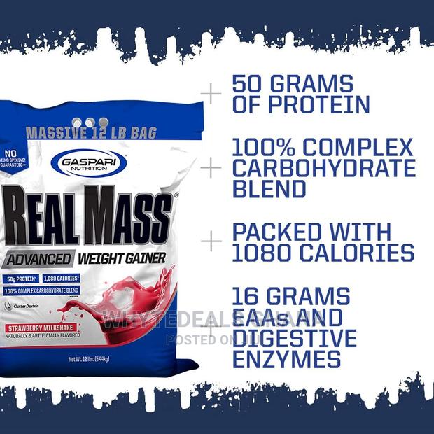 Gaspari Nutrition Real Mass PROTEIN, Advanced Weight Gainer · Photo 3