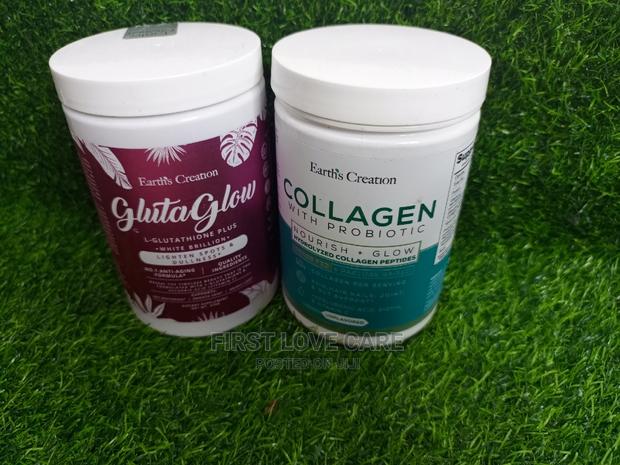 Earth's Creation Collagen Protein and Gluta Glow · Photo 1