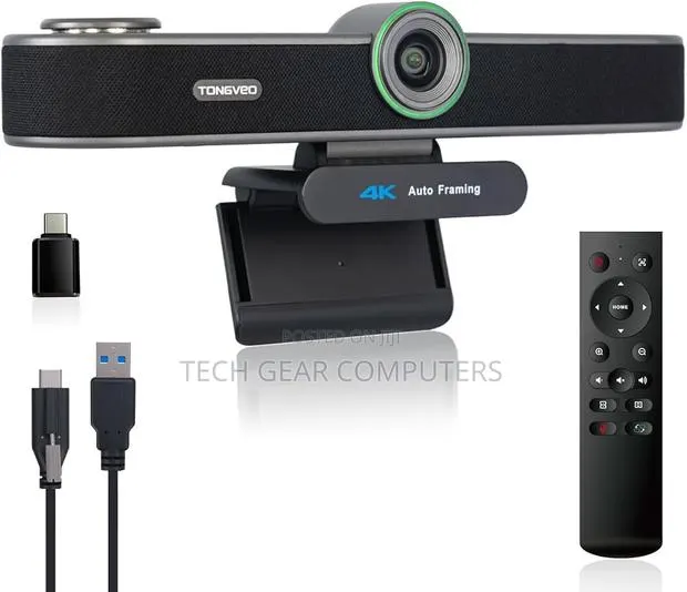 Webcam With Microphones and Speaker TONGVEO 5X Digital · Photo 1