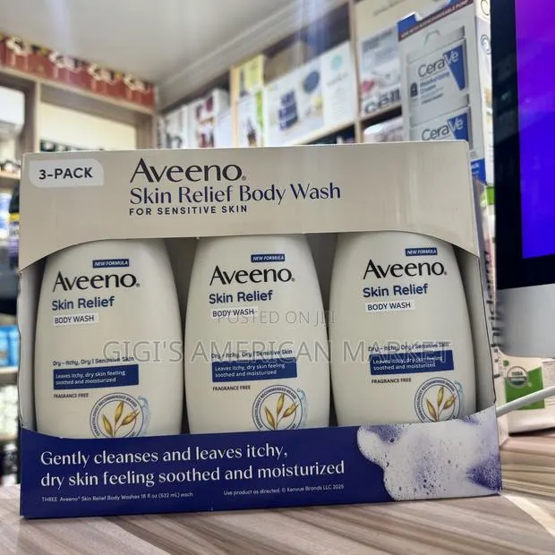 Aveeno Skin Relief Body Wash 3pck · Photo 1
