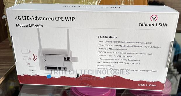 Telenet 300mbps-4g Lte Wilress Wifi Router With 5000 Battery · Photo 3