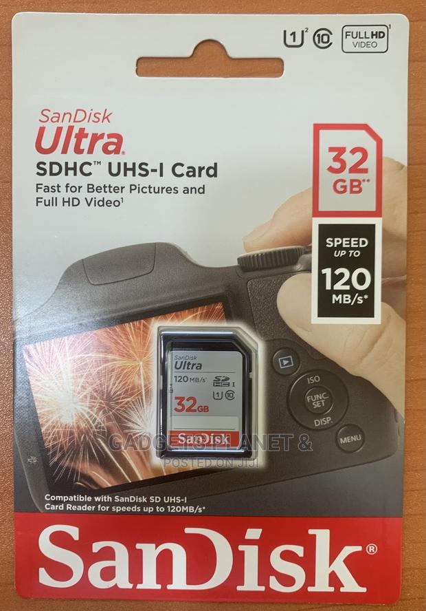 Sandisk Ultra SDHC Camera Memory Card - 32gb 120mbps · Photo 1