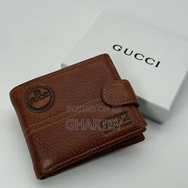 Gucci Men’S Leather Pocket Watch - Brown Black · Photo 1