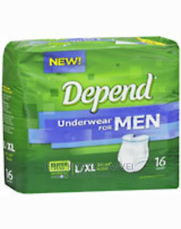 Depend Underwear for Men Super Pl) Absorbency L/Xl38"- 64"16 · Photo 1