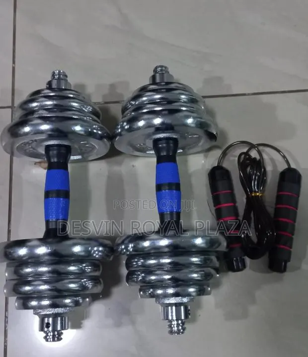 Dumbbell 25kg With Skipping Rope · Photo 1