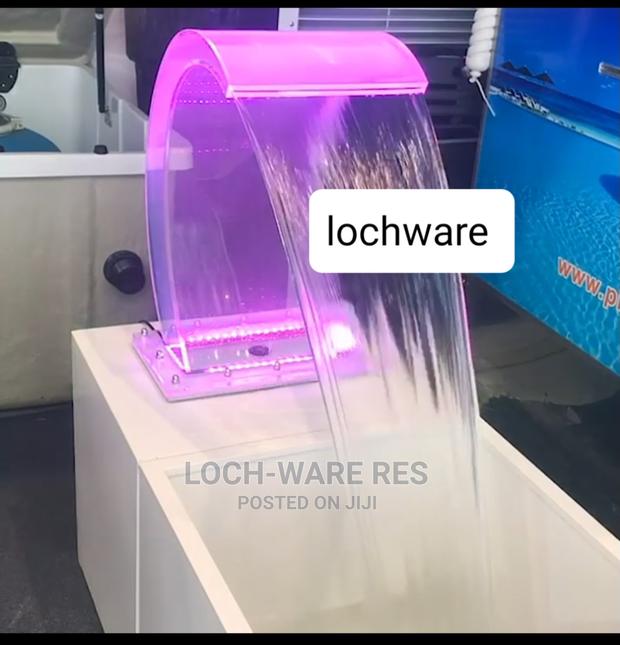 Acrylic Waterfall/Fountain With Led Lights and Remote · Photo 2