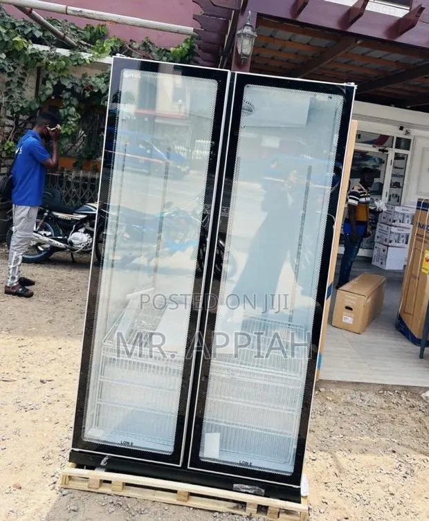 Classic Pearl Side by Side 2 Door Fridge(glass Door) PVC-801-27AA · Photo 1