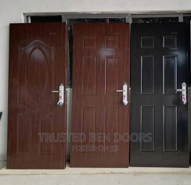 Foreign Panel Doors for Bedroom and Washroom [Frames+Keys] · Photo 1