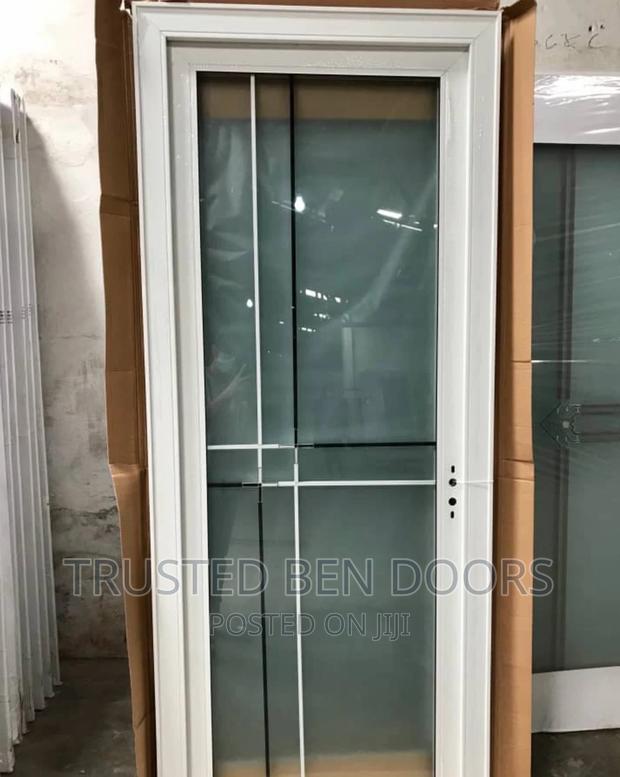 Paladin Glass Washroom Doors With Frames Keys · Photo 1
