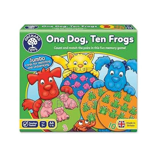 One Dog,Ten Frogs Jumbo Cards · Photo 1
