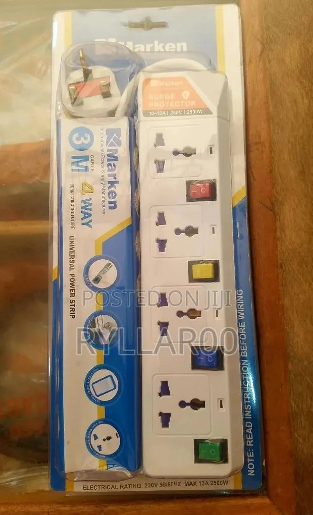 Marken Universal Power Strip Extension Socket · Photo 1