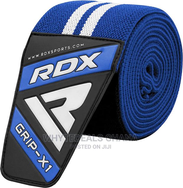 High Quality RDX Knee Wraps Squatting-Leg Press Workout Fit · Photo 3