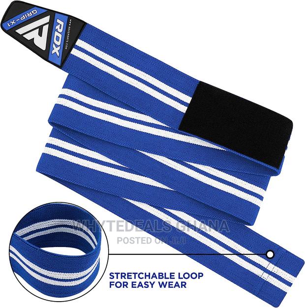 High Quality RDX Knee Wraps Squatting-Leg Press Workout Fit · Photo 7