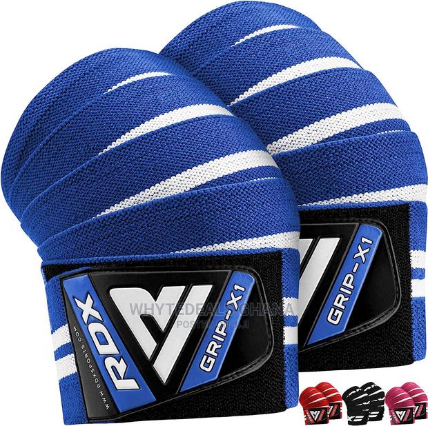 High Quality RDX Knee Wraps Squatting-Leg Press Workout Fit · Photo 1