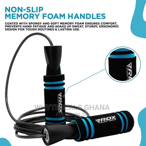 RDX Skipping Rope-Fat Burn Weight Loss Slimming Home WORKOUT · Photo 4