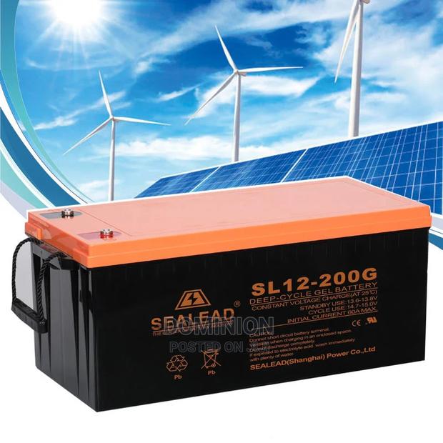 Sealead Power Rechargeable Lead Acid Battery With 12v 200ah · Photo 1