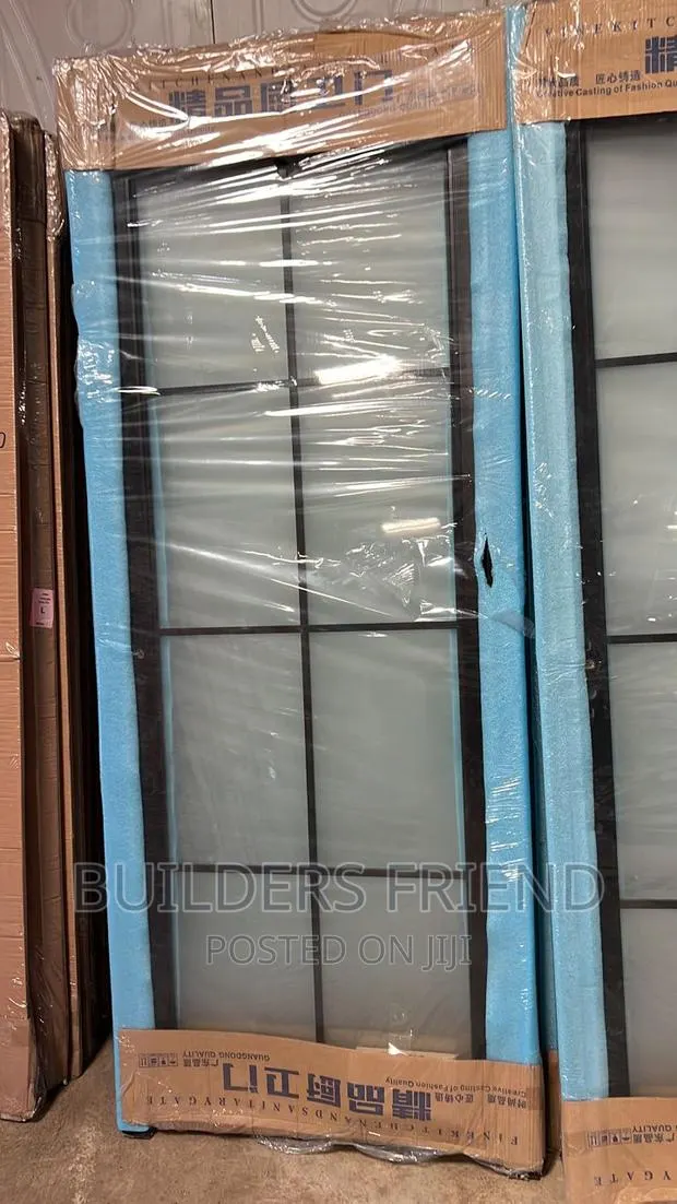 PVC Glass Bathroom Door+Locks Complete · Photo 1