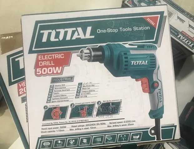 TOTAL Electric Drill (500W) -Keyed · Photo 1