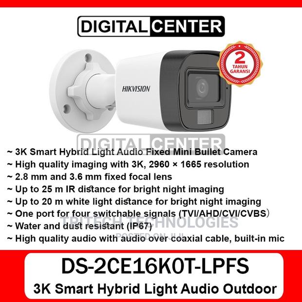 Hikvision /5mp Outdoor Color Vu Ds-2ce16k0t-LPFS Camera · Photo 3