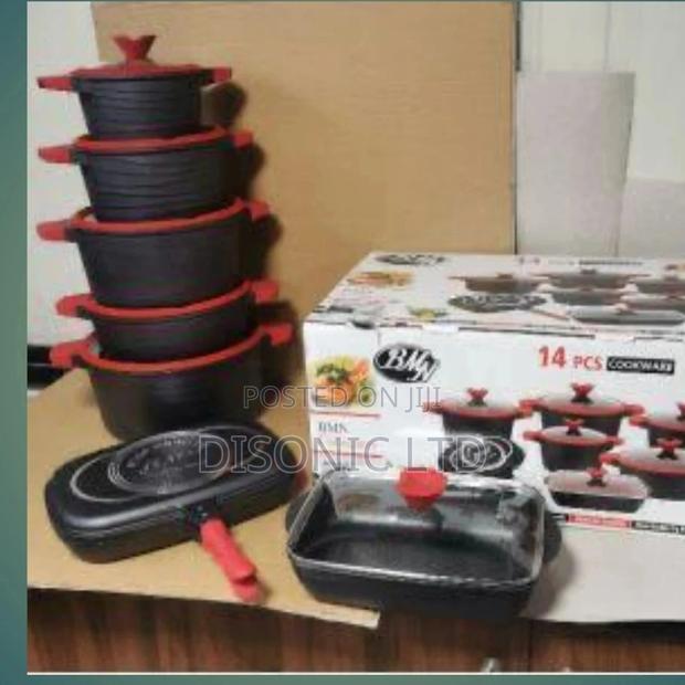 14 Pieces Nonstick Cookware With Grill Pan · Photo 1