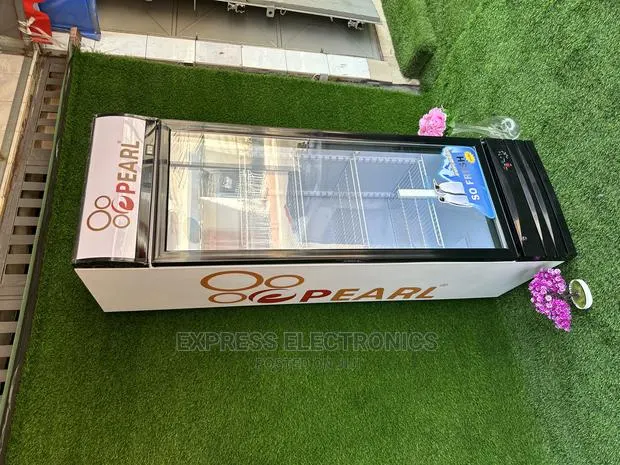 Lockable Double Glazed Glass Single Door Pearl PVC46 , 318 L · Photo 1